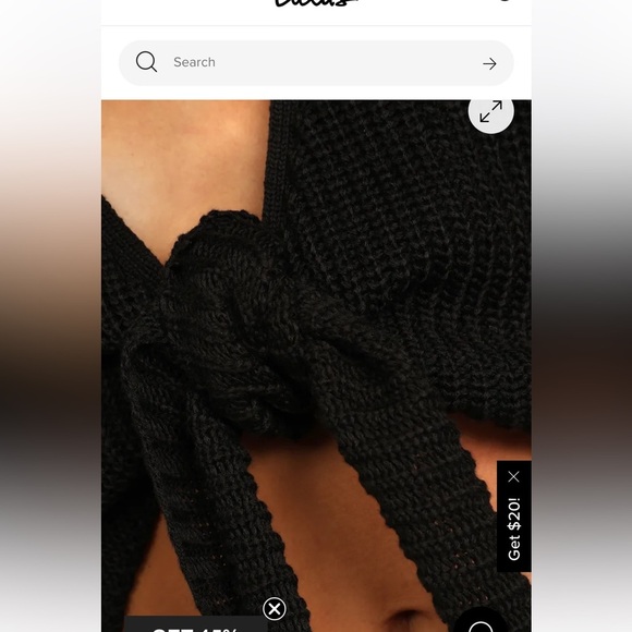 Lulus Sweater  cardigan with Elegant Design - Picture 3 of 9